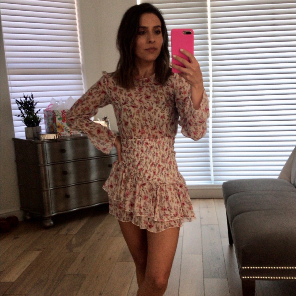 Mini floral dress